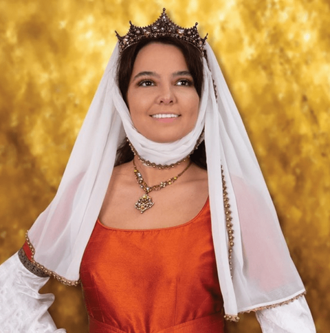 Queen's Mantle - Medieval Crowns & Princess Tiaras-Medieval Shoppe