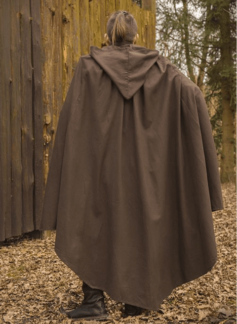 Ready For Battle Cape - Army Green, Black, Boy's Medieval Clothing, Brown, Capes, Girl's Medieval Clothing & Accessories-Medieval Shoppe