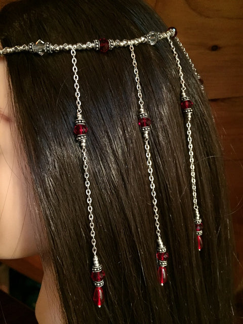 Ruby Lord of the Rings Circlet - Medieval Crowns & Princess Tiaras, Sales and Specials-Medieval Shoppe