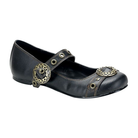 Sale Steampunk Mary Jane Flats - Black, Sales and Specials-Medieval Shoppe