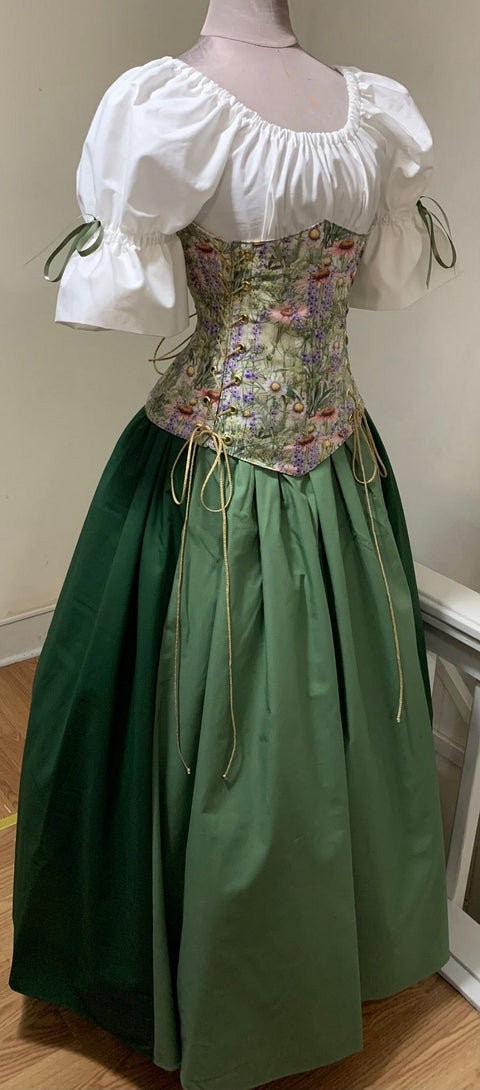 Spring Countess - Underbust Corset Sets - Waist Cinchers-Medieval Shoppe