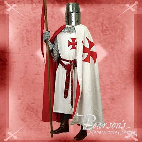 Templar Crusader Cape - Capes-Medieval Shoppe