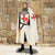 Templar Hooded Cape - Capes, Medieval Cloaks & Capes-Medieval Shoppe
