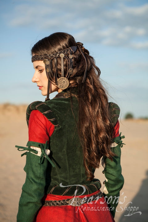 The Alchemist's Daughter - Medieval Dresses, Natural, White-Medieval Shoppe