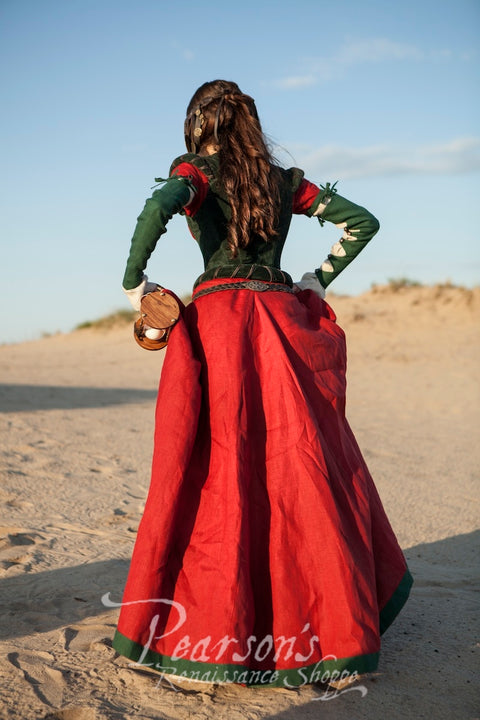 The Alchemist's Daughter - Medieval Dresses, Natural, White-Medieval Shoppe
