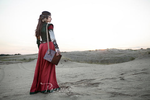 The Alchemist's Daughter - Medieval Dresses, Natural, White-Medieval Shoppe