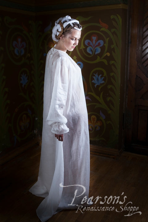 Traditional 16th Century Chemise - Chemises - Blouses - Coats, Natural-Medieval Shoppe