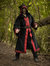 Wizards Robe - Black & Red, Capes-Medieval Shoppe