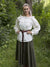 Women's Pirate Shirt - Black, Chemises - Blouses - Coats, Desert Beige, Off-White-Medieval Shoppe