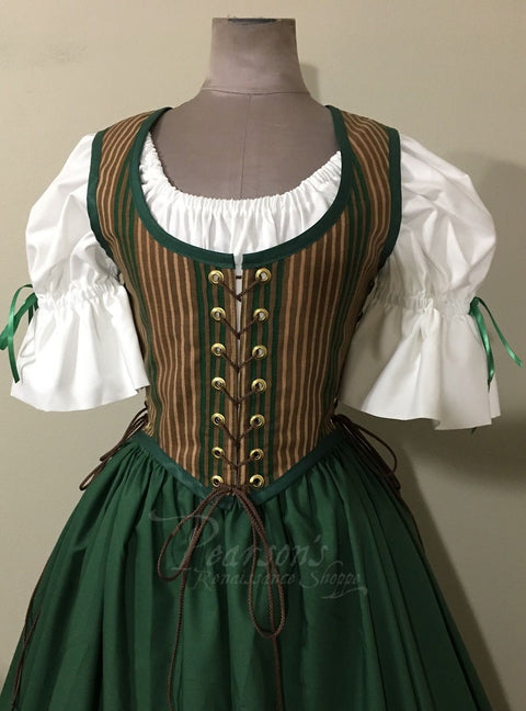 Woodland Faire Maiden - Medieval Bodice Sets-Medieval Shoppe