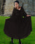 Grace O'Malley Skirt - Black, Red, Skirts - Pants - Underpinnings-Medieval Shoppe