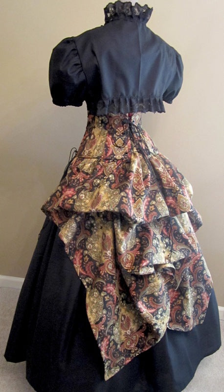 Scandalous Lady Set - Underbust Corset Sets - Waist Cinchers-Medieval Shoppe