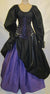 Buccaneer Pirate - Black, Green, Purple, Red, Royal Blue, Silver, Underbust Corset Sets - Waist Cinchers-Medieval Shoppe