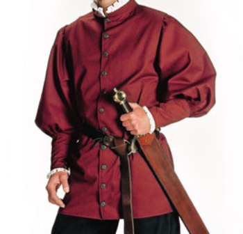 Lord's Medieval Tunic - Burgundy, Purple, Royal Blue, Sales and Specials, Tunics & Gambesons-Medieval Shoppe