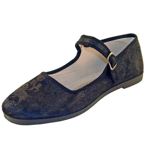 Dragon Silk Mary Jane Shoe - Women's Medieval Footware-Medieval Shoppe
