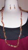 Agate Necklace and Earrings Set
