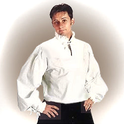 Renaissance Wedding Shirt - Black, Burgundy, Natural, Renaissance Wedding Shirt, White-Medieval Shoppe