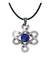 Celtic Knot Symbol Pendant - Black, Blue, Renaissance Necklaces-Medieval Shoppe