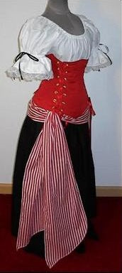 First Mate - Sales and Specials, Underbust Corset Sets - Waist Cinchers-Medieval Shoppe