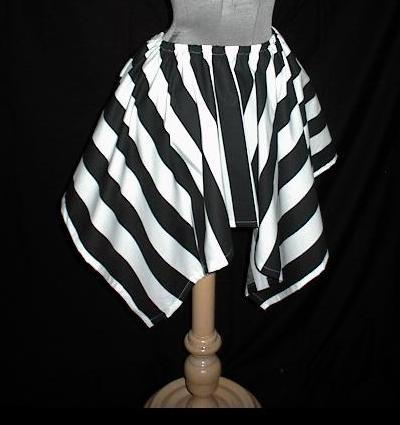 Enchanted Fairy Skirt - Black, Brown, Burgundy, Emerald Green, Gold, Hunter Green, Misty Blue, Purple, Real Red, Royal Blue, Silver, Skirts - Pants - Underpinnings, Stripes, White-Medieval Shoppe