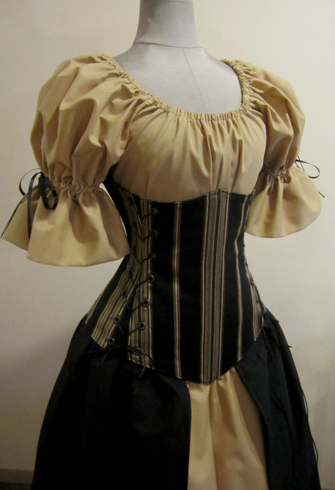 Lady Evangeline - Underbust Corset Sets - Waist Cinchers-Medieval Shoppe
