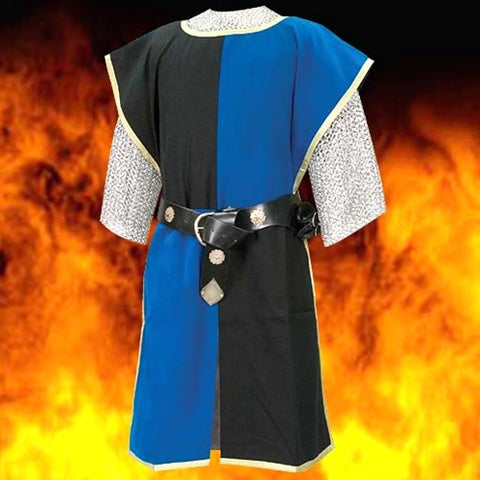 Knightly Tabards LARP - Black/Red, Blue/Black, Coats-Tabards & Brigandines, Red/Blue, Yellow/Black-Medieval Shoppe