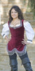 Jeweled Bodice - Black, Bodices - Corsets - Waist Cinchers, Sales and Specials-Medieval Shoppe