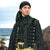 Black Pirate Vest - Doublets- Jerkins & Vests-Medieval Shoppe